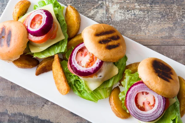Leckere Mini-Burger — Stockfoto