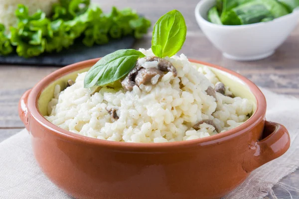 Risotto com cogumelos — Fotografia de Stock