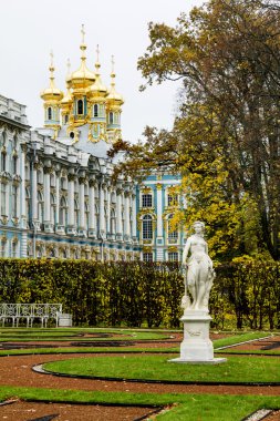 Heykel Catherine Sarayı ve Parkı Tsarskoye Selo. Rusya