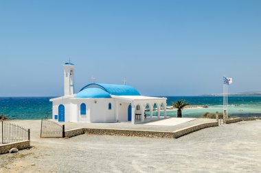 Kilise Saint Ayatekla Akdeniz'de Ayia Napa üzerinde