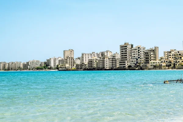 Varosha the abandoned Ghost city in Famagusta .Northern Cyprus. — Stock Photo, Image