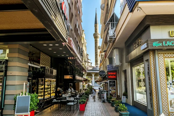 Alanie Turquie Septembre 2020 Boulevard Ataturk Alanya Turquie — Photo