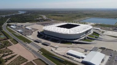 Rostov-on-Don 'daki Rostov Arena futbol stadyumu.