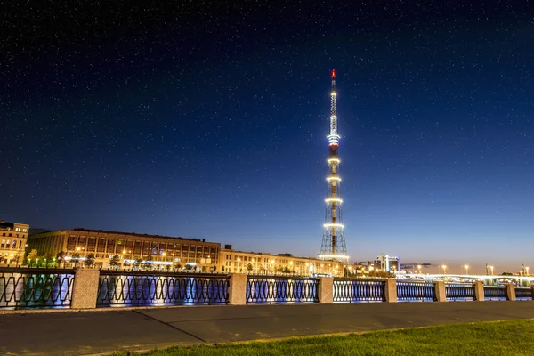 The TV Tower of the Leningrad Radiotelevision transmission Cente — Stock Photo, Image