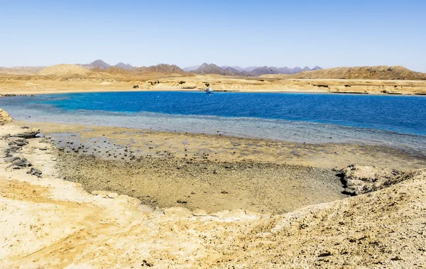 Paisagem do Parque Nacional de Ras Mohammed no Egito, Mar Vermelho — Fotografia de Stock