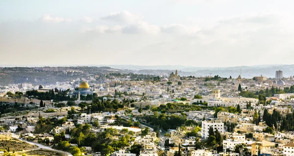 Mount of olives, Kudüs ISR eski şehir panoraması
