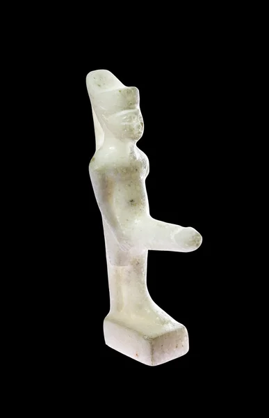 A marble statue of the Egyptian God of fertility Min — Stock Photo, Image