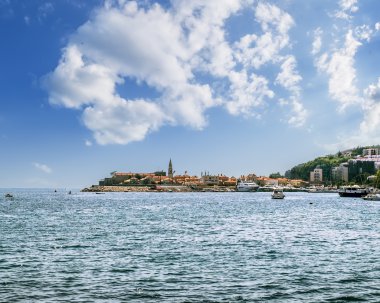 Eski şehir, Budva Karadağ'ın güneşli gün