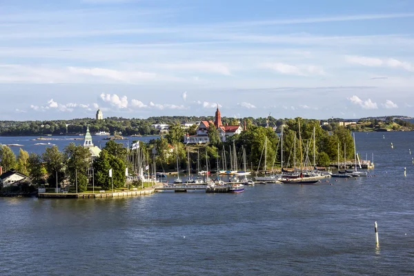 Суоменлинна Морская крепость на островах в гавани H — стоковое фото