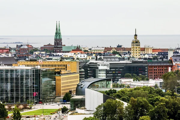 View of Helsinki from the tower of the Olympic stadium.Finland. — Stock Photo, Image
