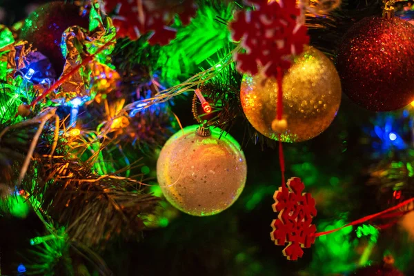 Frohe Weihnachten Und Ein Gutes Neues Jahr Weihnachtsspielzeug Baum Weihnachten — Stockfoto