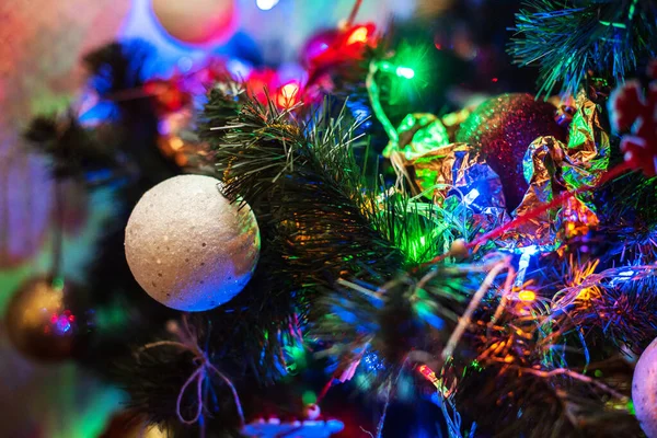 Frohe Weihnachten Und Ein Gutes Neues Jahr Weihnachtsspielzeug Baum Weihnachten — Stockfoto