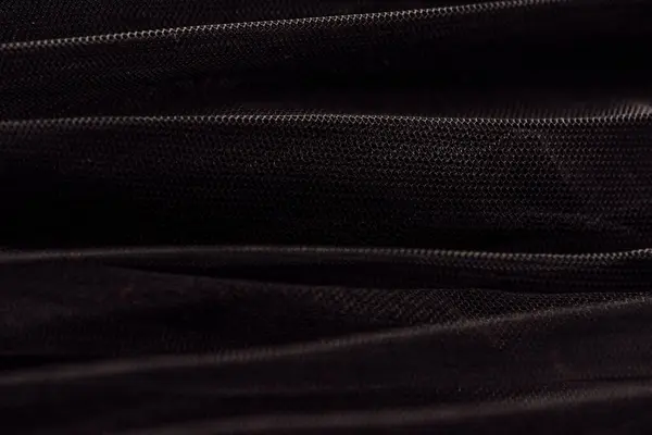 Textur Aus Schwarzem Stoff Das Schwarze Tuch Material Für Designer — Stockfoto
