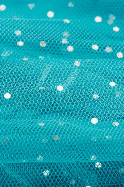 Голубая Ткань Блесток Текстуры Розовая Ткань Материал Дизайнеров Синий Блеск — стоковое фото