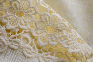 Beyaz kumaş dokusu. Beyaz kumaş. Tasarımcılar için malzeme beyaz kumaş arkaplan