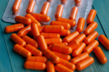 İlaç hapları. Sağlık hizmetleri için konsept kullanılacaktır. Sağlık vitaminleri