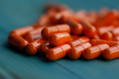 İlaç hapları. Sağlık hizmetleri için konsept kullanılacaktır. Sağlık vitaminleri