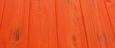 Portakal. Eski ahşap bir duvar boyadı. ORANGE arka plan Wood ORANGE kalas arkaplan