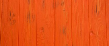Portakal. Eski ahşap bir duvar boyadı. ORANGE arka plan Wood ORANGE kalas arkaplan