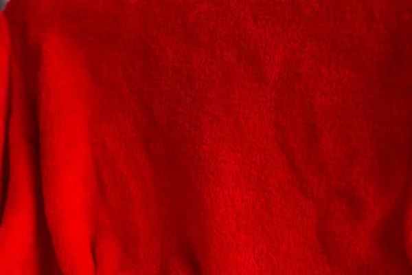 光沢のある赤い織物の背景 赤い布は暖かい — ストック写真