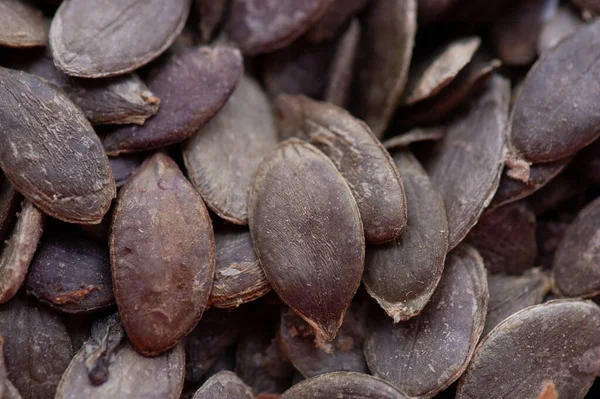 Fundo Sementes Abóbora Fotografia Alimentos Comida Saudável — Fotografia de Stock