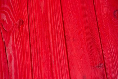 Kırmızı Boyalı Ahşap. Eski ahşap bir duvar boyadı. kırmızı arkaplan, Wood kırmızı kalas arkaplan