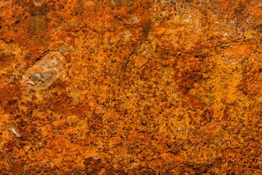 Paslı metal dokusu. Eski paslı metal desenli makro fotoğrafçılık. Paslı makro