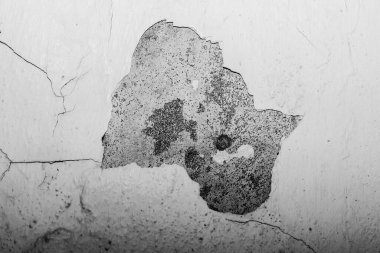 Bu bir konsept, grunge, materyal, yaşlanma, pas veya inşaat. Doğal çimentonun eski ya da pis beyaz arka planı