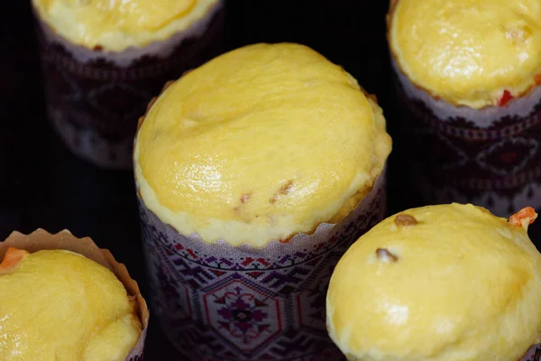 Easter Cakes Easter Baked Process Making Easter Cakes Home Happy — Stock Photo, Image