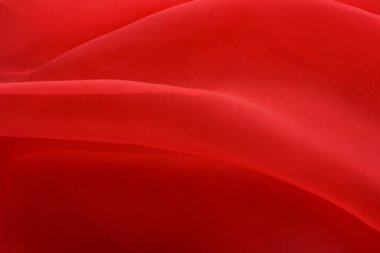 doku arkaplan deseni kırmızı ipek kumaş. Bu ipek organzanın açık bir dokuması var..