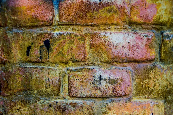 Textur Ziegel Wand Kann Als Hintergrund Verwendet Werden Ziegelsteinstruktur Mit — Stockfoto