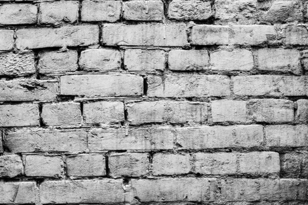 Texture Brick Wall Can Used Background Brick Texture Scratches Cracks — Stock Photo, Image