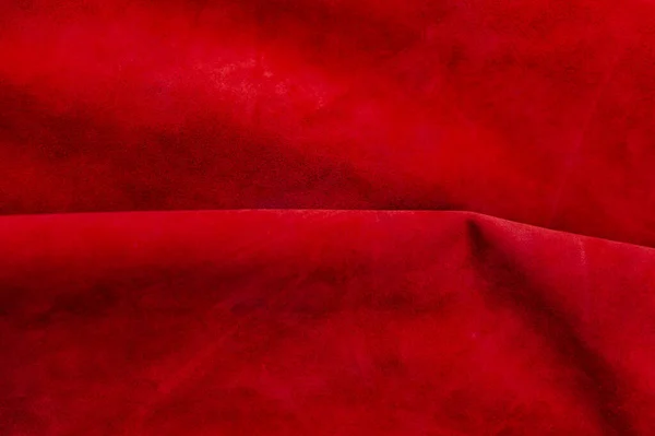 Samt Textur Aus Nahtlosem Leder Filzmaterialmakro Rote Wildledertextur Stoff Leder — Stockfoto