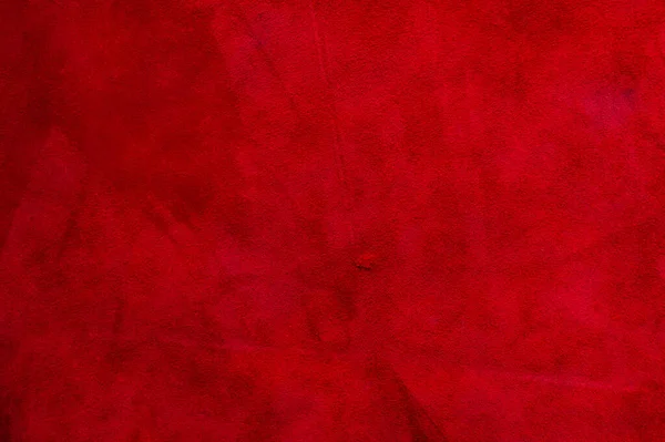 Textura Terciopelo Cuero Transparente Material Fieltro Macro Textura Ante Rojo — Foto de Stock