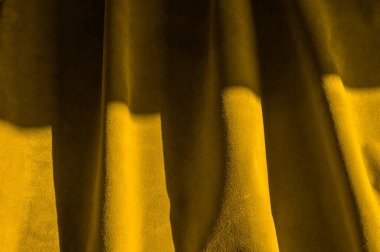 Pürüzsüz deri kadife desenli. Keçeleşmiş makro. Sarı süet. deri