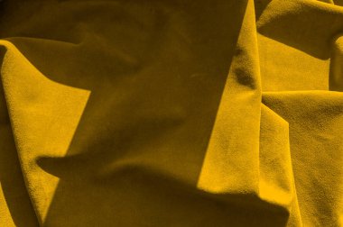 Pürüzsüz deri kadife desenli. Keçeleşmiş makro. Sarı süet