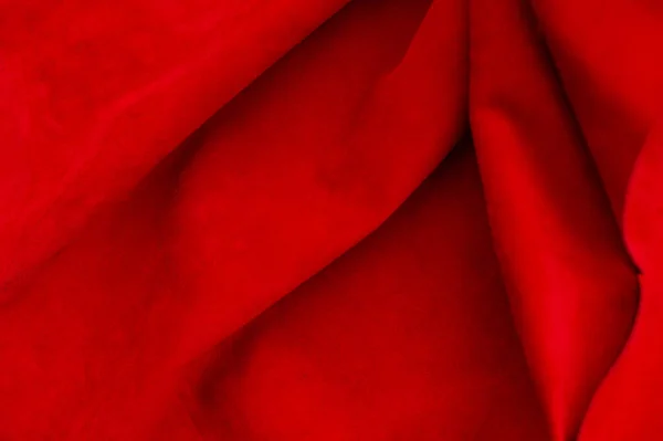 Samt Textur Aus Nahtlosem Leder Filzmaterialmakro Rote Wildledertextur Leder — Stockfoto