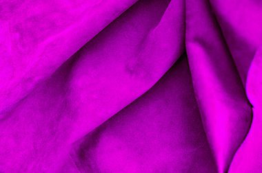 Pürüzsüz deri kadife desenli. materyal makro. mor süet kumaş. deri