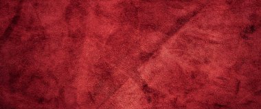 Pürüzsüz deri kadife desenli. Keçeleşmiş makro. Kırmızı