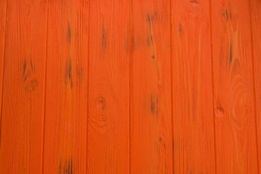 Turuncu boyalı ahşap arka plan. Turuncu ahşap arka plan dokusu.