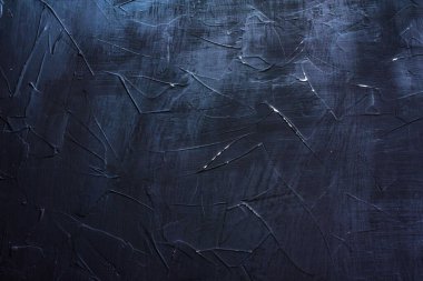 Koyu grunge desenli duvar kapağı. Siyah çimento dokusu. arkaplan desenli çimento