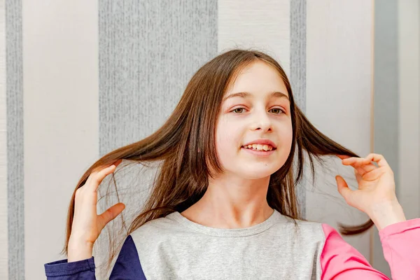 Happy Girl Getting her Hair Cut. A series of photos of a girl getting her hair cut. haircut, girl,