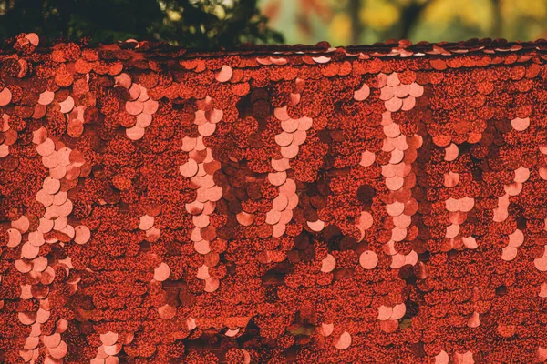 Paiete Roșii Fundal Textil Tesatura Sclipici Tesatura Fundal Rosu Stralucitor — Fotografie, imagine de stoc