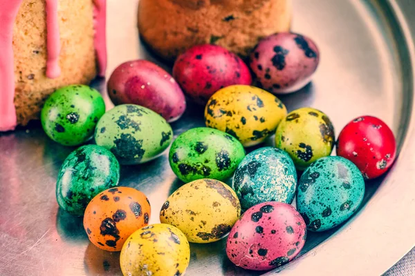 Conceito Férias Páscoa Com Ovos Páscoa Conceito Páscoa Celebração Conceito — Fotografia de Stock