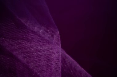 Mavi mor polyester kumaş dokusu. Mor örgü kumaş. doku arkaplan kumaşı