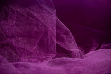 Mavi mor polyester kumaş dokusu. Mor örgü kumaş. doku arkaplan kumaşı