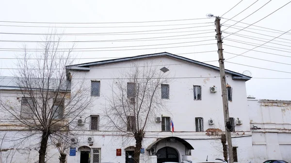 Astrachan Rusland Januari 2021 Oude Gebouwen Van Stad Voorzijde Shahumyan — Stockfoto
