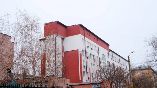 Asztrahán Oroszország 2021 Január Város Régi Épületei Álcázás Babushkina Utca — Stock Fotó
