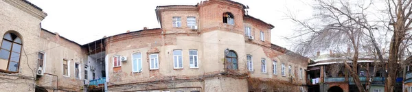 Astrachan Russland Januar 2021 Alte Gebäude Der Stadt Fassade Kremlewski — Stockfoto