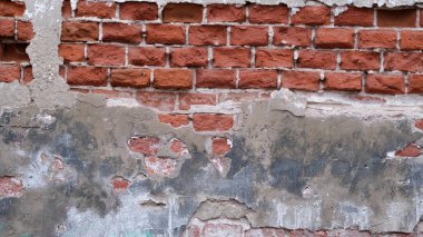 Bir evin eski duvarları.